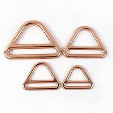 2/5/10PCS MEETEE 25-50MM 걸쇠 연결 DIY 금속 조정 벨트 가방 트라이 스트랩 글라이드 슬라이더 링 버클 액세서리 후크, 01 RoseGold, RoseGold