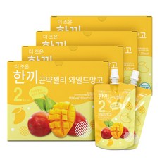 더존건강 더 조은 한끼곤약젤리 와일드 망고 곤약젤리, 4개