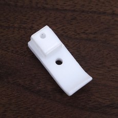 오렌지미싱 상아 테프론노루발 플라스틱 PVC뿔 공업용 재봉틀, 1개, 통바닥형(9-12H)