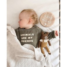 우드 감성 자석 마그넷 예쁜 약 탁상달력 스타일 오크 15cm + 직경 문구 원형 인테리어, 원형 플라스틱 디자인+알파벳 지름 15cm