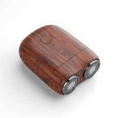 전기 무선 면도기 충전식 남자 바리캉 SI163 USB 1단계 COMS, 우드 면도기