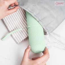 칫솔케이스 민트 여행용 어린이집 보관함, 1개