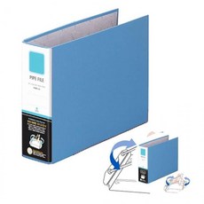 A4 파이프바인더 가로형 폭 7cm 바인더화일 사무바인더, 1개, 기본