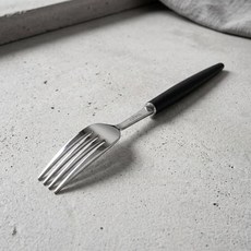 다이소 심플 롱 핸들 티포크 16cm 디저트 포크 3개입 네이비
