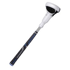 메타오큘러스 퀘스트 2와 호환되는 아마바시온 VR 골프 클럽 핸들 부착 액세서리는 몰입감 있는 게임 경험을 향상시킵니다 블랙블루, black/blue