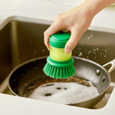 [소소한살림] 이케아 비데베크말 설거지솔 투인원 세척솔 청소솔 수세미증정, 1개, 선명한그린