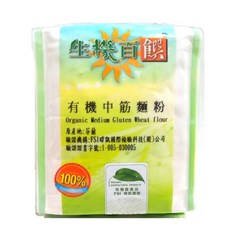 生機百饌 有機中筋麵粉500公克/包, 500g, 1個