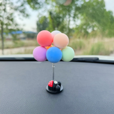 招財貓 臨時停車號碼牌 可愛 創意 移車卡 女士, 瑪卡龍-氣球擺件