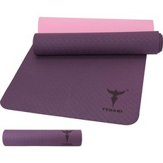 Tyrari ZenFlex Yoga Mat (1 Lavender 6mm), Tyrari ZenFlex Yoga Mat (1, La