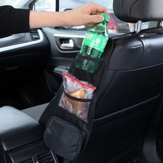 차량 용 사이드 포켓 자동차 조수석 시트 백 수납 함, 1개, 기본1