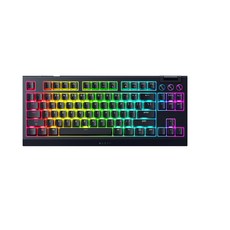 Razer 雷蛇 BlackWidow V4 TKL HyperSpeed 黑寡婦蜘蛛 無線電競鍵盤, 主商品, Black, 機械軸
