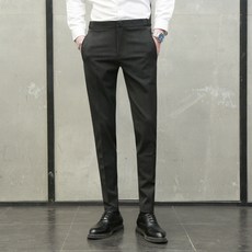 Gshop. 修身小腳商務西裝褲 - 英倫男士高級西褲