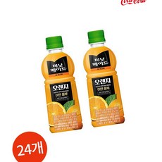 코카콜라 미닛메이드 시그니처 오렌지 350ml 24PET 오렌지주스페트 착즙오렌지페트, 1개