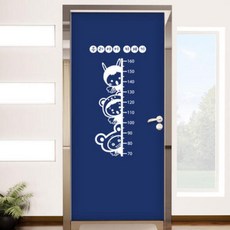 아트박스/꾸밈 ph279-우리아이키재기_현관문리폼세트, 와인