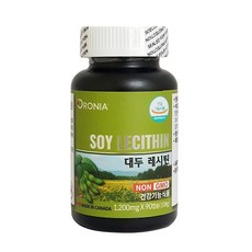 식물성 인지질 대두레시틴 100% 캐나다 오로니아 대두레시틴(캡슐형), 90정, 1개