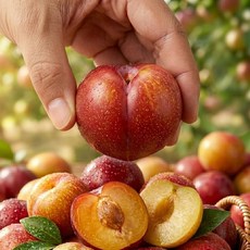 [기간한정] 국산 고당도 노지 대석 자두, 1개, 5kg 중소과 (개당 35g내외)