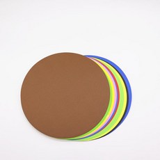 원형 도화지 용지 드로잉 그림 종이 둥근 미술 스케치, 200g 두꺼운 컬러 25cm, 1개