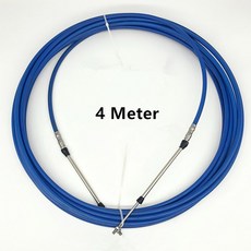 선외기모터 전동선외기 호환 부품 JayCreer 선외기 엔진 원격 제어 스로틀 시프트 케이블, 4 Meter