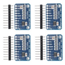 Qoroos 4 PCS ADS1115 16비트 16바이트 고정밀 IIC PGA 및 게인 컨버터 컨버터 아두이노 I2C ADC 보드 라즈베리 프로그래머블 ADC 개발 4채널 파이용, ADS1115-4PCS