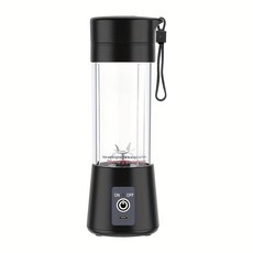 휴대용 블렌더 - 400mL USB 충전식 개인 스무디 메이커 22000 RPM 304 스테인리스 스틸 블레이드 조용한 작동 및 셀프 클리닝 기능
