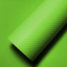 CARLIKE 자동차 4D 카본 랩핑 자동차 실내 오토바이 시트지 필름, 4D리얼카본 연두[152cmx10cm], 1개