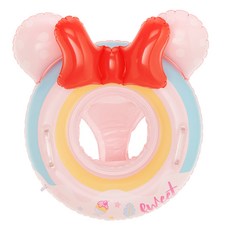 【台灣出貨】【BB&C】兒童造型泳圈 造型泳圈 夏天玩具 卡通泳圈 坐式泳圈 飛機泳圈 兒童泳圈 嬰兒泳圈, 1個, 粉色彩虹妮妮款式, 粉色彩虹妮妮游泳圈(1-5歲)