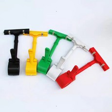 가격표 집게 행거집게 POP꽂이 행사표 네임텍 봉집게, 1개, 검정색