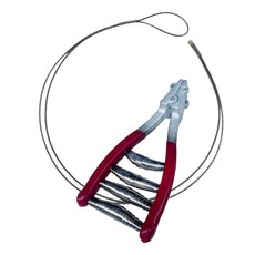 JC 스쿼시 배드민턴 테니스 라켓용 스타트 클램프 1M 연장 와이어 내구성, 알루미늄 합금, 빨간색, 1개