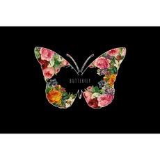 코나 주방아트보드 주방 벽 타일 셀프 인테리어 기름튐방지 버터플라워1, 1개