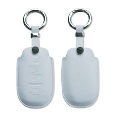 트니르 현대 호환 그랜져IG 올뉴아반떼 CN7 팰리세이드 스마트 키케이스 4버튼 5버튼 키홀더 차량용품 선물포장, 현대C타입(4버튼), 스카이블루