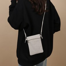 輕便斜挎手機包 潮流休閒單肩迷你包, 卡其, 1個