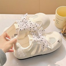 DUOMIHAN여성 캐주얼 리본 장식 스니커즈 메쉬 운동화WZS60701