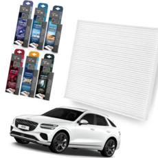 자동차에어컨필터 현대모비스 에어컨 필터 방향제세트 GV70, GV70 20년-, 12번 필터+앤트크럭셔리