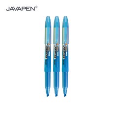 자바펜 파워라인 형광펜 오리지널, 블루, 3개