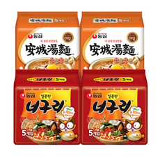 안성탕면 10봉+너구리 10봉 총20봉, 20개