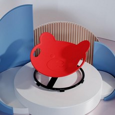 감각통합 전정 균형의자 원형 회전 훈련 놀이기구, 1개, 2025 신형 베어 뉴이어레드 48 40cm