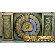 泰國壁畫 泰國佛桌 泰國油畫 泰式壁畫 泰國掛畫 象神油畫 金箔油畫 大壁畫 泰國風情壁飾, 立體象神搭配符文三件套組