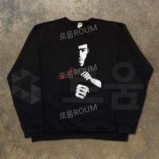 브루스리 BruceLee 이소룡 소룡 가을 겨울 프린트 긴소매 티셔츠 유니섹스 맨투맨