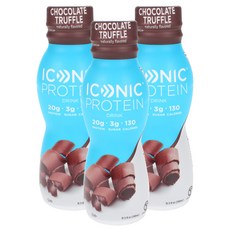 Iconic Protein 無麩質蛋白飲 巧克力松露風味, 3個, 340毫升