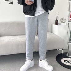 男款直筒半寬鬆刷毛運動褲