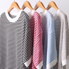 단가라 언발 반팔티 304I603S 빅사이즈 여성 504