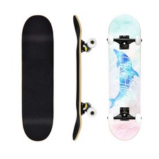 스케이트 보드 입문자 짧은 연습용 초보자 숏, T