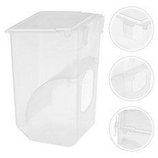 비둘기 먹이통 다기능 걸이형 새장 음식 디스펜서 투명 플립 커버 디자인 설치가 쉬운