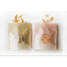 甜點日常 10入 霧面 半斤夾鏈袋 半斤夾鍊立袋 餅乾袋 雪Q餅袋 牛軋糖袋 牛軋餅袋 花生糖袋 《巧緻》 ，簡約夾鏈袋, 1個, 粉色(10入)