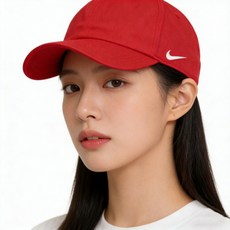 나이키 남녀 공용 팀 U NK H86 캡 모자 IB8895-657, 1개, 레드 1개, 레드