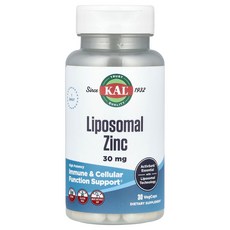 KAL 칼 리포좀 아연 30mg 30 식물성 캡슐 미네랄보충제, KAL 칼 리포좀 아연 30mg 30 식물성 캡슐 미네