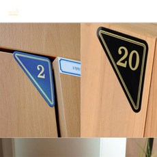 DN 테이블 숫자 스티커 1~50 모서리숫자스티커, 파랑 21~30