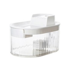 貓咪自動飲水器 寵物循環活水過濾飲水機, 插電款,淺灰色, 1個