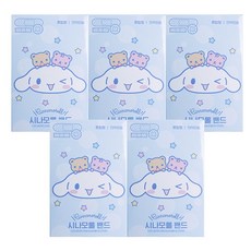 산리오 시나모롤 키즈밴드 혼합형 12매입, 5개, 12개입