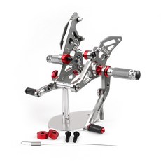 Yamaha MT-07 FZ-07 2014-2018年後移腳踏組, Gray, 1個, Gray